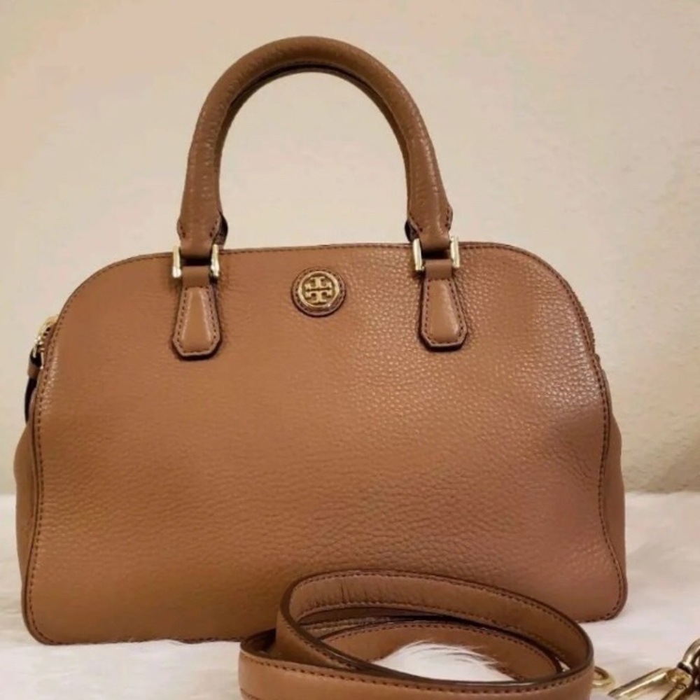 Tory Burch Leather Robinson Domed Satchel